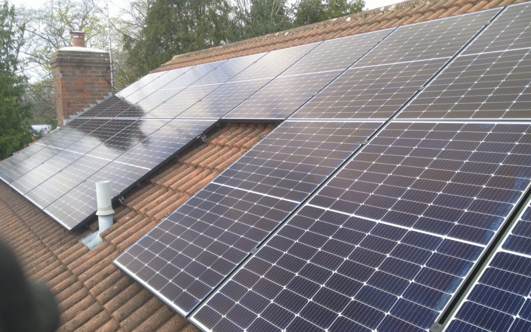 Photo of Solar PV Panels on a Roof
