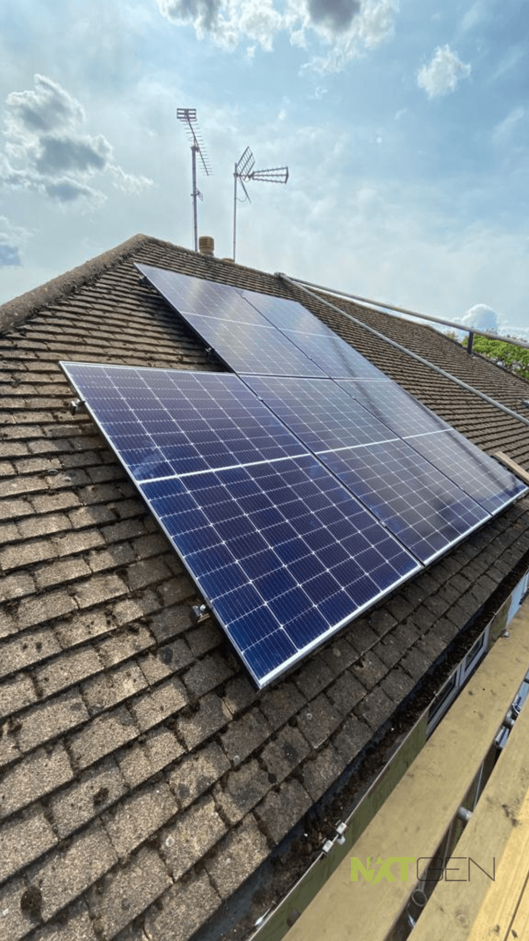 10 Poly Solar Panel Install Photo