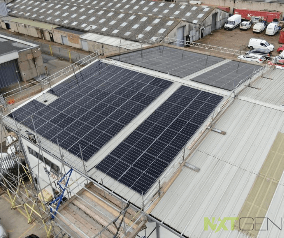 Commercial Solar Panels Installation Photo