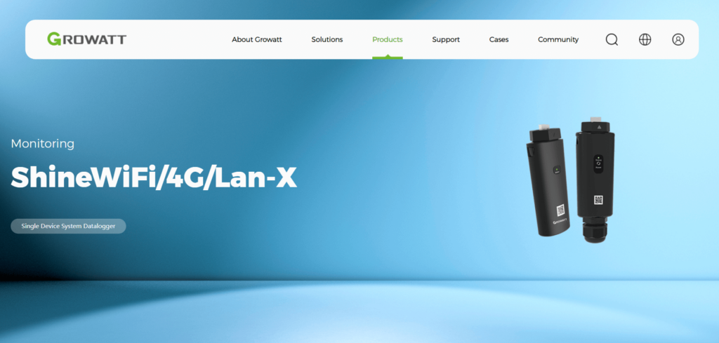 Growatt ShineWifi/4G/LAN-X Official Website