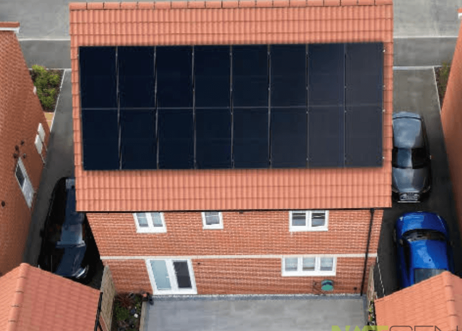 Residential Solar Panels Installation Photo
