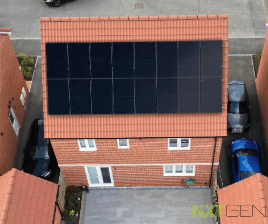 Residential Solar Panels Installation Photo