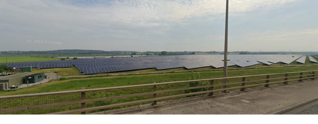 Shotwick Solar farm From The Road Photo