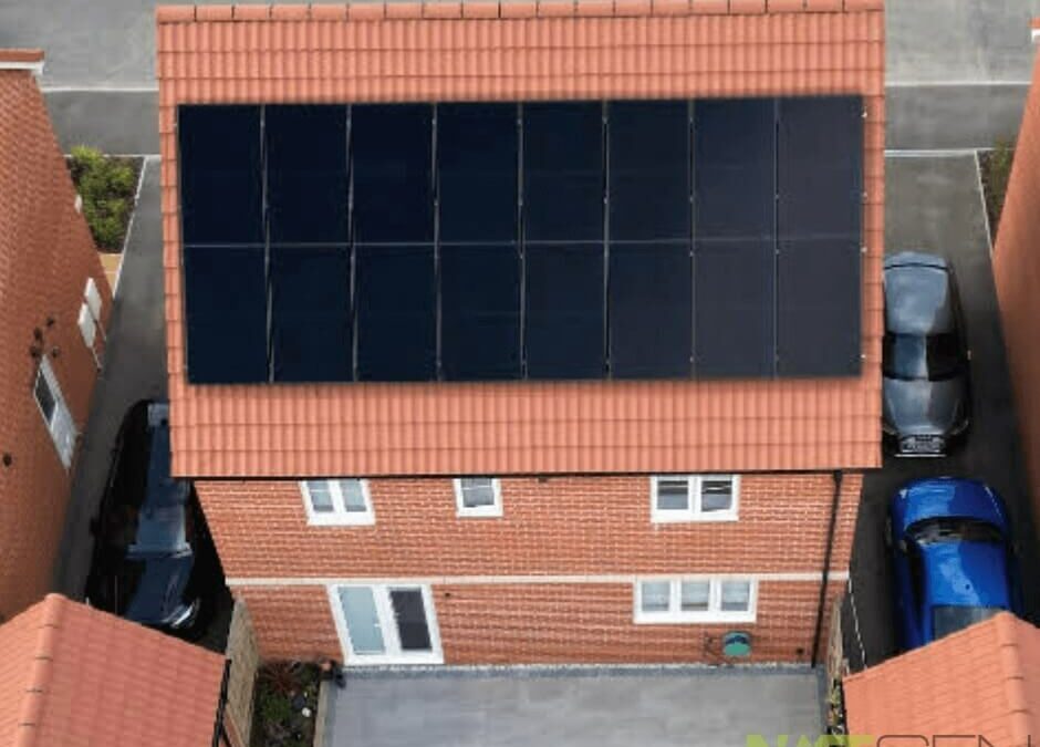 Residential Solar Panels Installation New Photo
