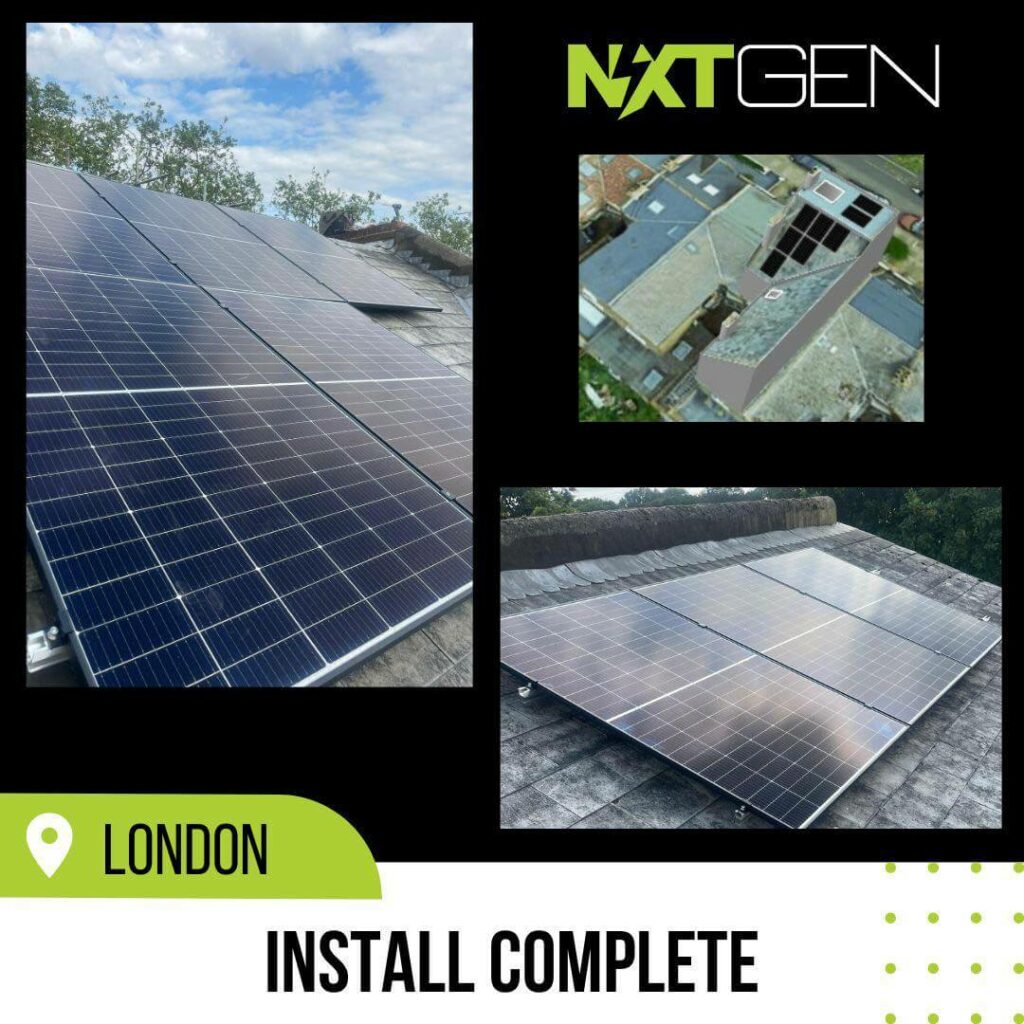 Completed Solar Panel System Install in London, UK