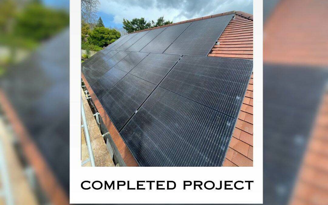 Completed Solar Panel System Install in Southampton, UK