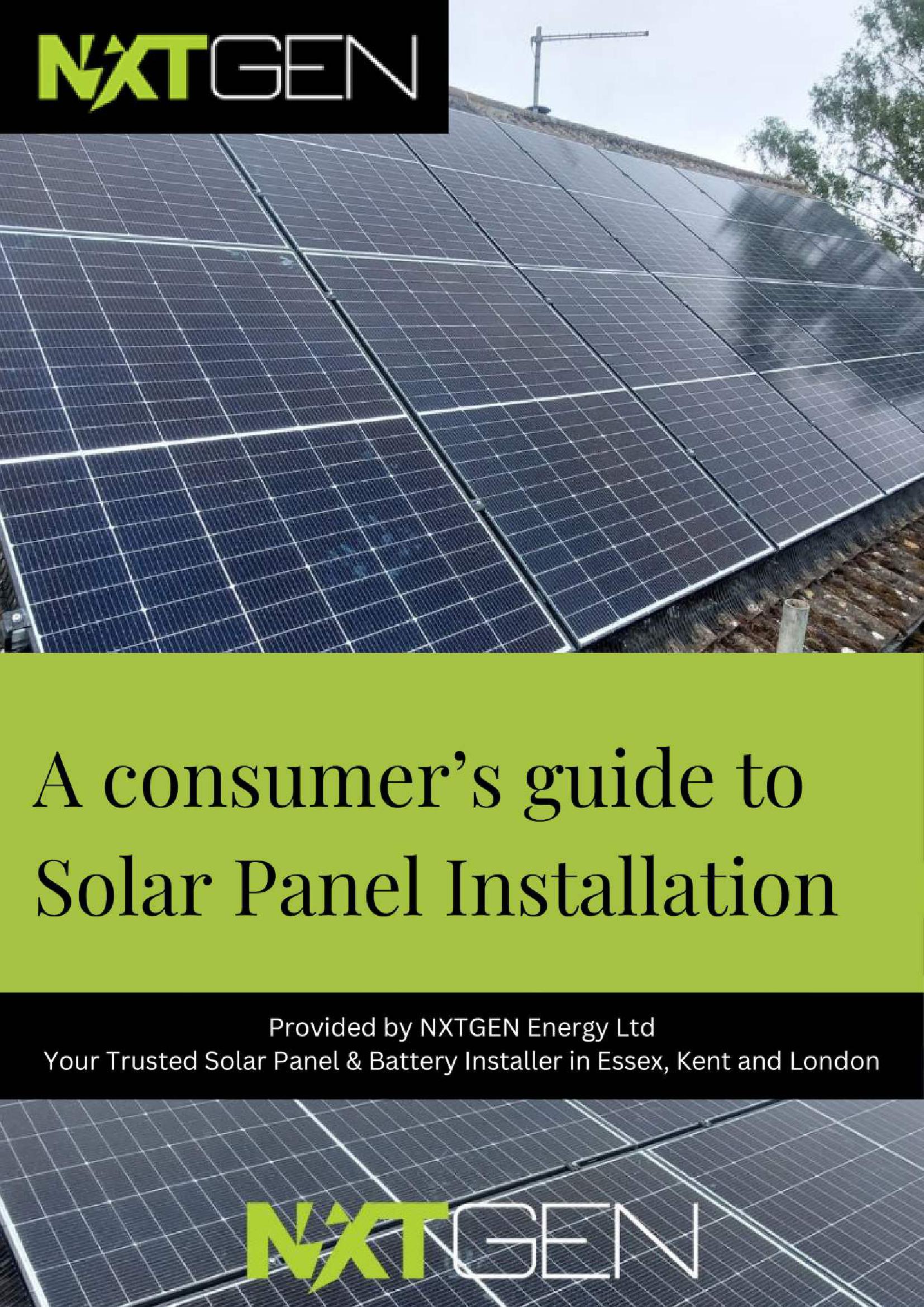Consumer's Guide to Solar Panel Installation